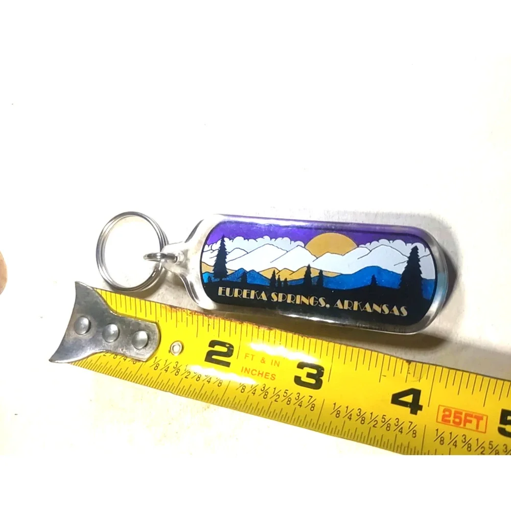 Eureka Springs Arkansas Acrylic Keychain Souvenir